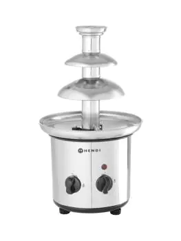 Fontaine à chocolat 3 étages - inox - H 39 X 21 CM - Hendi - 274101