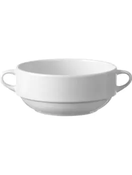 Assiette creuse - 12 pièces - Porcelaine - 16 CM - Hendi - 799383
