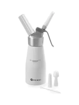 Batteur à crème fouettée Kitchen Line - Aluminium - H 20 X 8 CM - Hendi - 588031
