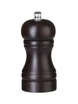 Moulin à sel - Bois - Bois foncé - H 11,3 x Ø 5 CM - Hendi - 469774