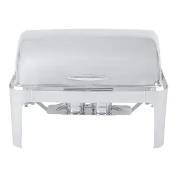 Chafing Dish - 1/1 GN - Couvercle à roulettes - 9 litres - acier inoxydable - G-Line