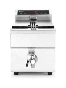 Friteuse à induction Kitchen Line - inox - H 40,6 X 48,5 X 29 CM - Hendi - 215012
