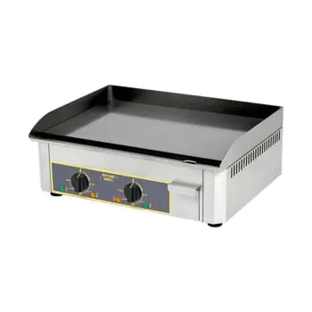Plaque de cuisson - H 23 x 60 x 47,5 CM - 29 KG - 380 - 415 - Sans - Prise V - 6000 W - Inox - Lisse - +0°C / +300°C - Roller Grill - 304046