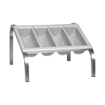 Unité de distribution de couverts - H 32,8 x 52,6 x 51 CM - 5 KG - Inox - Gris - 921014