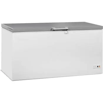 Congélateur - Couvercle en acier inoxydable - 572 litres - Blanc - 230V - H 84 x L 177,5 x P 74,3 CM - Combisteel