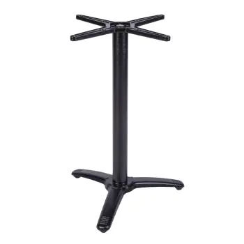 Pied de table - Roma - 3 pieds - Noir - Fonte - G-Line