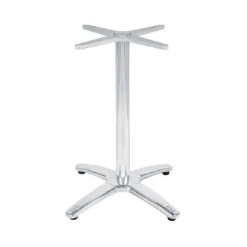 Pied de table / Pied de table - 4 Teens - Chrome - Aluminium - G-Line