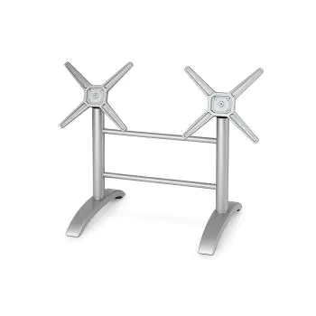 Pied de table / Pied de table Avilia Rect - Silver - Aluminium - G-Line
