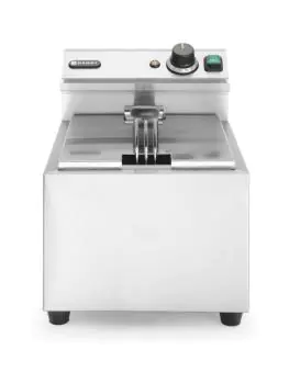 Friteuse Mastercook - 8 l - inox 180 - H 35 X 46 X 30.5 CM - Hendi - 207208
