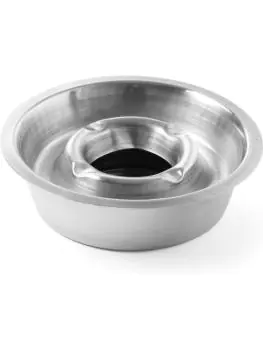 Cendrier avec base - acier inoxydable - H 4 X 14 CM - Hendi - 440605