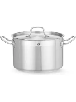 Marmite - Moyenne - Couvercle - Ø24 cm - 7 litres - Hendi - Profi Line - 831403