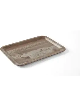 Plateau en mélamine avec impression bois - Mélamine - 35 X 24 CM - Hendi - 508923