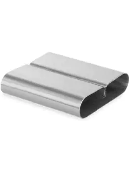 Porte-cartes de menu - acier inoxydable - H 1,8 X 7,7 X 8 CM - Hendi - 665251