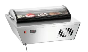 Vitrine à glaces - 4 x 6,5 litres - Bartscher - 700228