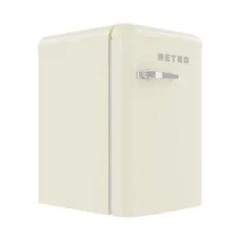 Réfrigérateur rétro - 1 porte - Modèle de table - 120 litres - Crème - 230 V - G-Line