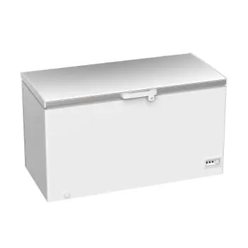 Congélateur coffre - Couvercle en acier inoxydable - 488 litres - Blanc - 230 V - G-Line