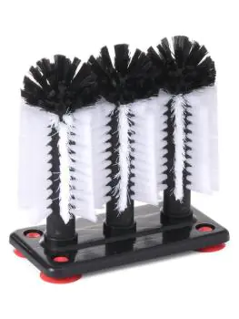 Brosse de rinçage pour verre standard - Polypropylène - H 18 X 10 X 19 CM - Bar up - 696002
