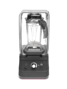 Blender avec capot insonorisé - ABS Polycarbonate acier inoxydable - H 54,7 X 25,8 X 25,2 CM - Hendi - 230688