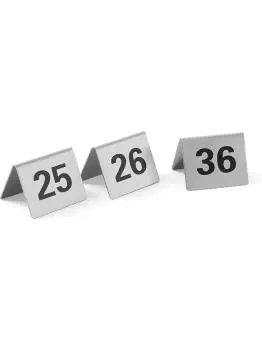 Porte-numéros - inox 180 - H 4 X 3,5 X 5 CM - Hendi - 663868