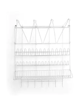 Support mural pour poches à douille - inox - H 56 X 36 X 50 CM - Hendi - 550113