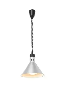 Lampe chauffante conique réglable - Aluminium - H 25 X 27,5 CM - Hendi - 273869