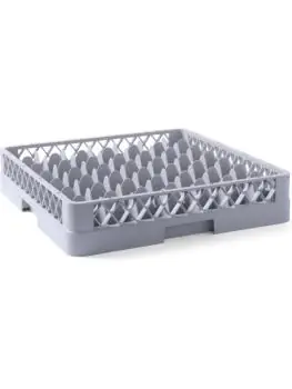 Panier lave-vaisselle pour verrerie - Polypropylène - H 10,4 X 50 X 50 CM - Hendi - 877029