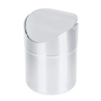 Poubelle de table - 1,5 litre - Acier inoxydable - Ø 12 x H 16 cm - G-Line
