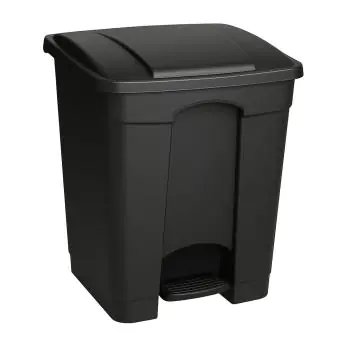 Poubelle - 68 Litres - Noir - Plastique - G-Line