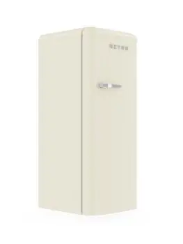 Réfrigérateur Retro - 194 + 24 Litres - 1 Porte - Statique - Crème - G-Line