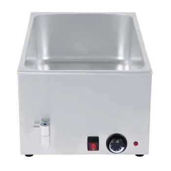 Bain Marie - 1/1 GN - 0°C / 90°C - Vanne de vidange - inox - 230V - G-Line