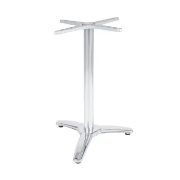 Pied de table / Pied de table - 3 Teens - Chrome - Aluminium - G-Line