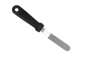 Spatule - Largeur 10 cm - Courbe - Acier inoxydable - Noire - G-Line
