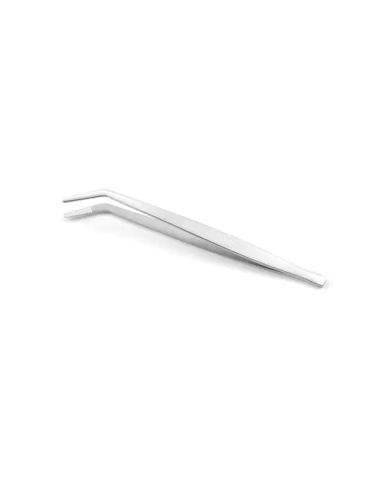 Pince à épiler courbe - acier inoxydable 180 - 2 X 16 CM - Hendi - 680070 680070 €3.70 Klein kookgerei