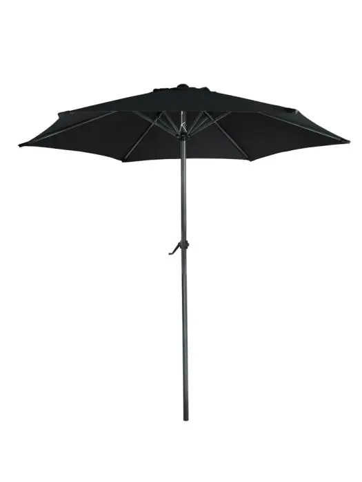 Parasol Mambo - Rond - Noir - Ø 300 cm - Ligne G HW-60384 €49.00 Parasols de restauration