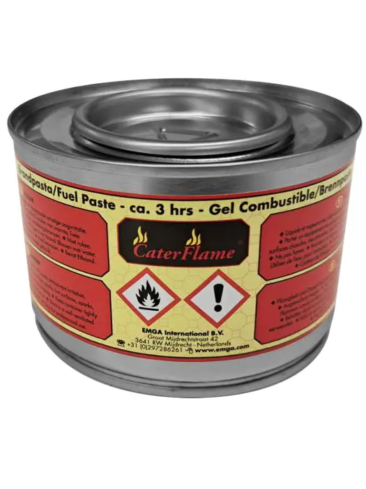 Pâte combustible - env. 3 heures - Ethanol - Ø8,7 x 5,5 CM - CaterFlame - 685072 HW-129408 €1.25 Pâte à feu