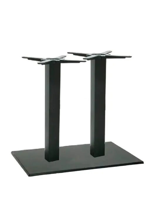 Socle de table - Double - Noir - Fonte - G-Line HW-12503 €79.95 Pieds de tables de restauration