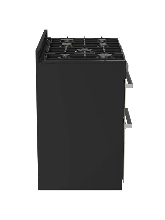 Cuisinière à gaz - 7 brûleurs - 2 fours électriques - Gril - Rangement - Beige - 400V - G-Line 75718 €999.00 Cuisinières à gaz avec four