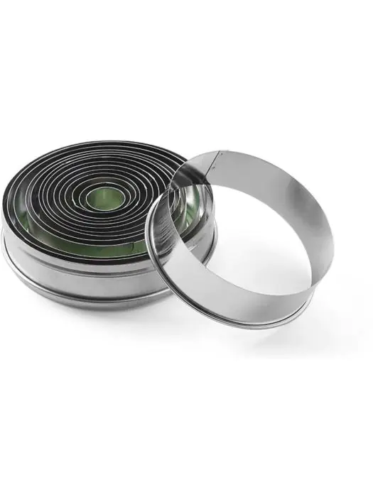 Emporte-pièces - Acier inoxydable - H 3,5 x cm - Hendi - 673416 673416 €11.50 Anneaux alimentaires