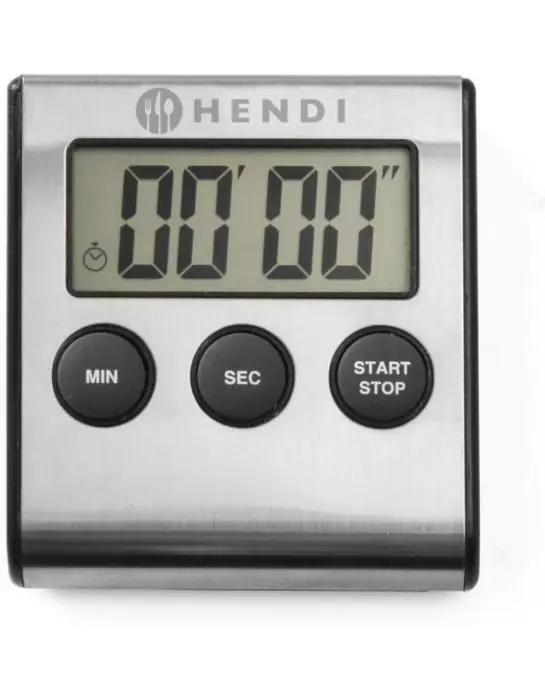 Minuteur de cuisine numérique - H 1,7 X 7 X 6,5 CM - Hendi - 582022 582022 €7.95 Klein kookgerei