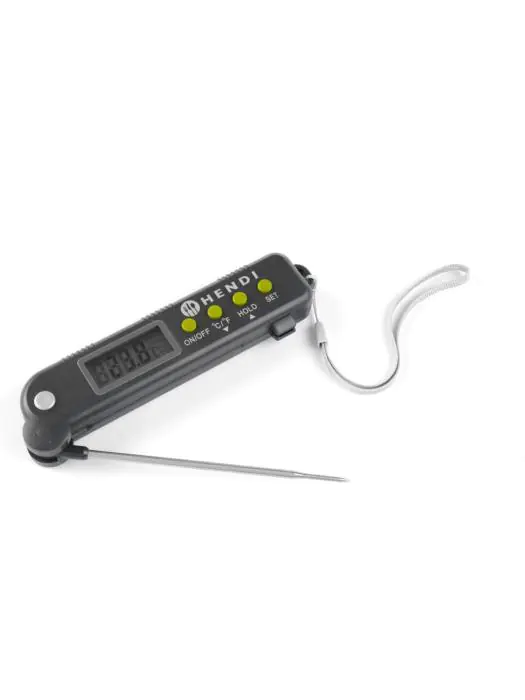 Thermomètre à sonde pliable - H 2,5 X 4 X 16 CM - Hendi - H271308 H271308 €21.42 Thermomètre