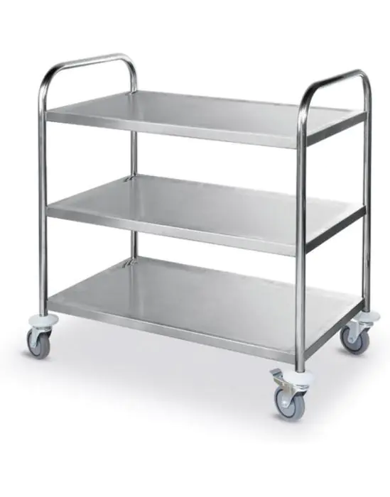 Chariot de service - inox - H 95 X 59 X 91 CM - Hendi - H810101 H810101 €99.82 Chariots de service