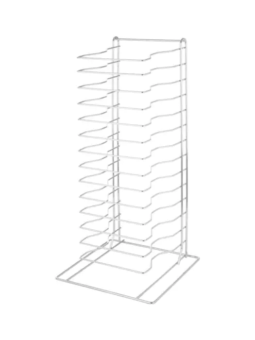 Étagère à pizza pour plateaux/plaques, 14 emplacements - Chromée - H 68 x 30,5 x 30 cm - Hendi - 810361 810361 €40.39 Accessoires pour pizzas
