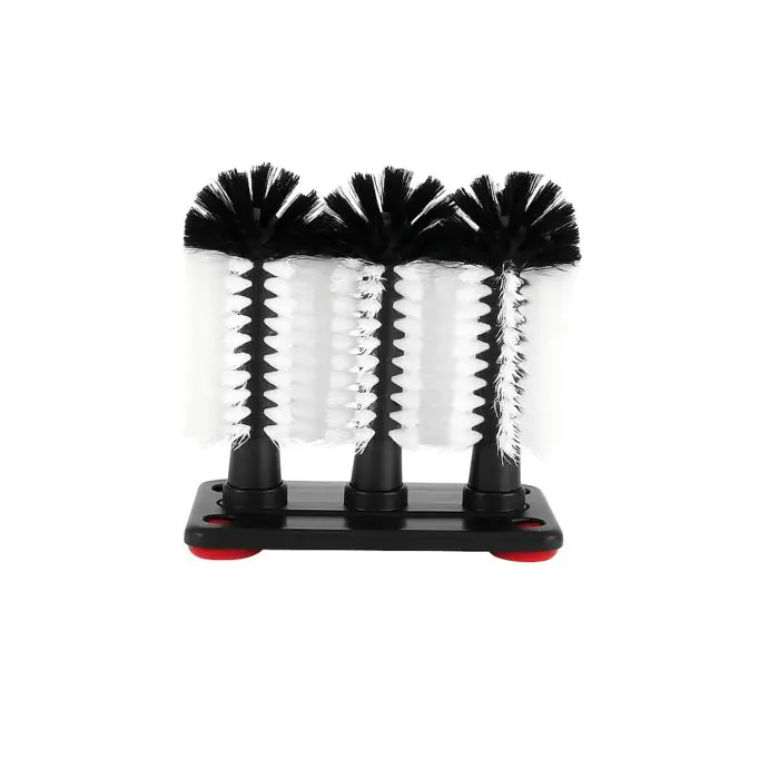 Brosse à rincer le verre - Nylon - 3 pièces - 18 CM - G-Line GL-168563 €6.95 Brosses de rinçage/rayons de lavage