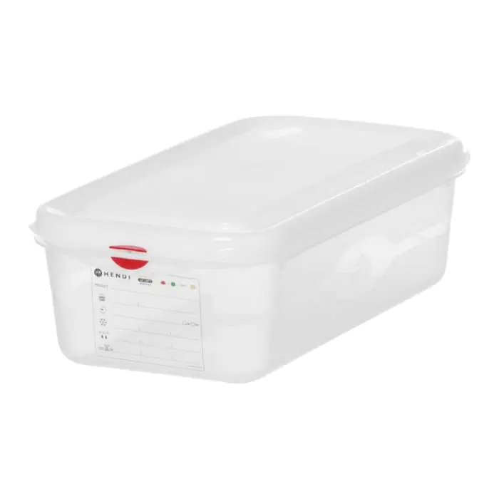 Boîte de stockage - 1/3 GN - 100 MM - Polypropylène - Hendi H873236 €9.40 Boîtes de rangement GN