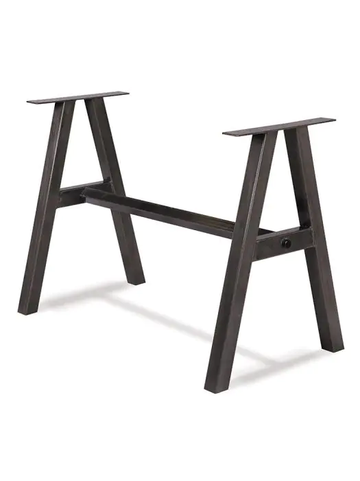 Pied de table / Pied de table - Double - Noir - Acier - G-Line HW-51882 €99.95 Pieds de tables de restauration