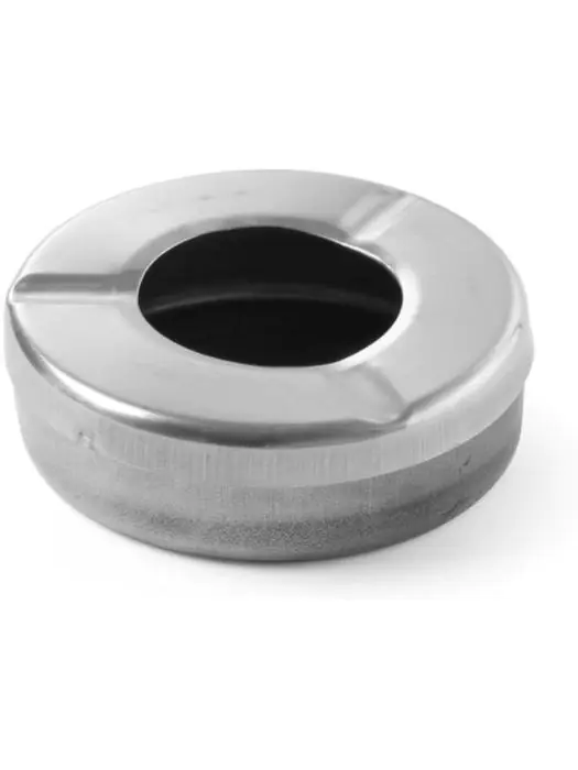 Cendrier avec couvercle - acier inoxydable - H 2,8 X 9 CM - Hendi - 440407 440407 €3.50 Cendriers
