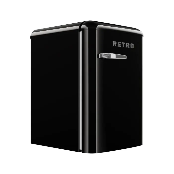 Réfrigérateur rétro - 1 porte - Modèle de table - 120 litres - Noir - 230 V - G-Line HW-139383 €214.13 Réfrigérateur de table