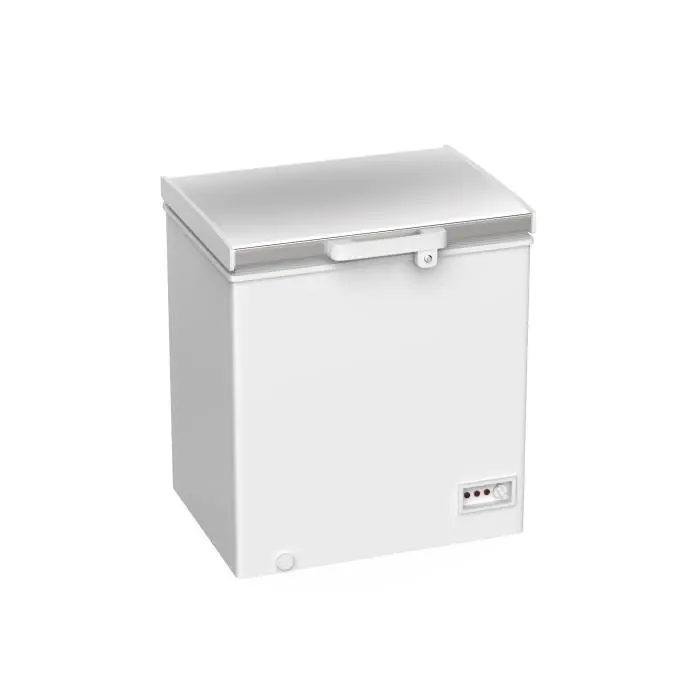 Congélateur coffre - Couvercle en acier inoxydable - 140 litres - Blanc - 230 V - G-Line HW-140745 €349.00 Congélateur