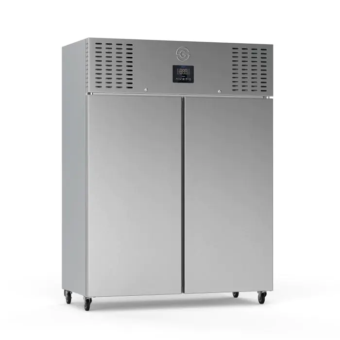 Congélateur - 2 portes - 2/1 GN - Sur roulettes - 1400 litres - Acier inoxydable - G-Line GL-161620 €1,899.00 Armoire negative