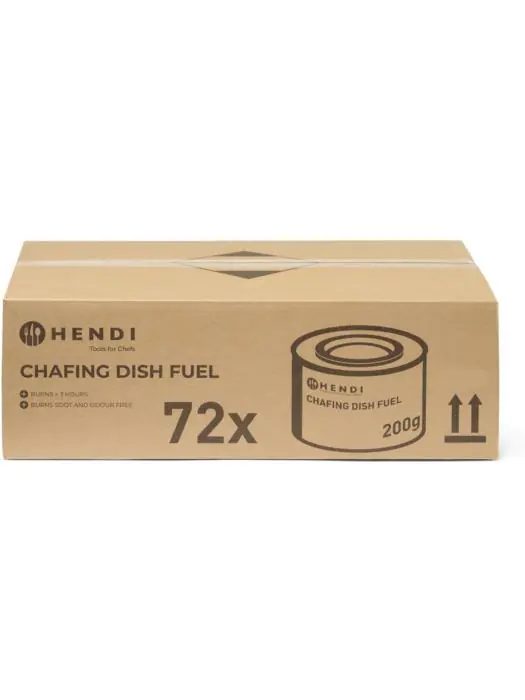 Boîte de pâte à brûler pour chafing dish - 72 pièces - Hendi - 194355 H194355 €66.35 Pâte à feu